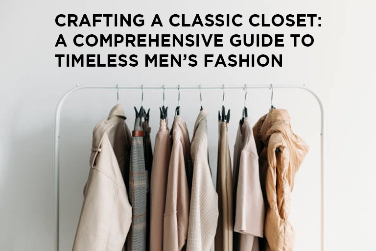 CRAFTING A CLASSIC CLOSET: A COMPREHENSIVE GUIDE TO TIMELESS MEN’S FASHION